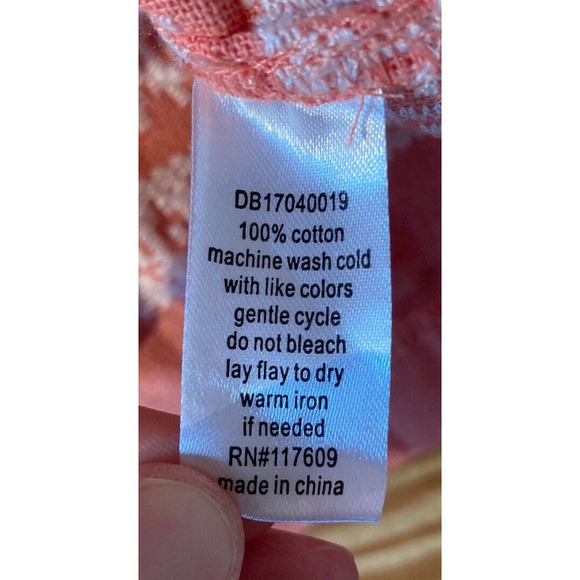 NWT DE Collection Kitchen Cloth Skirt Size Small Women’s Desert Pink MSRP $36.99 - Picture 5 of 7